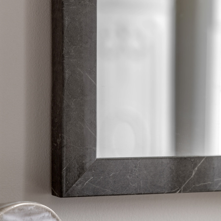 Romano Rectangle Mirror Marbled Grey 570x770mm