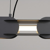 Lampa wisząca CHAIN 158 czarna LED 4000K