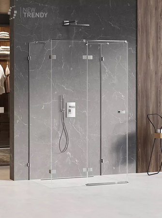 KABINA AVEXA PROSTOKĄTNA PRZYŚCIENNA P 100x80x200 CZYSTE 6mm ACTIVE SHIELD