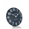 Arabic Mantel Clock Ink 6in