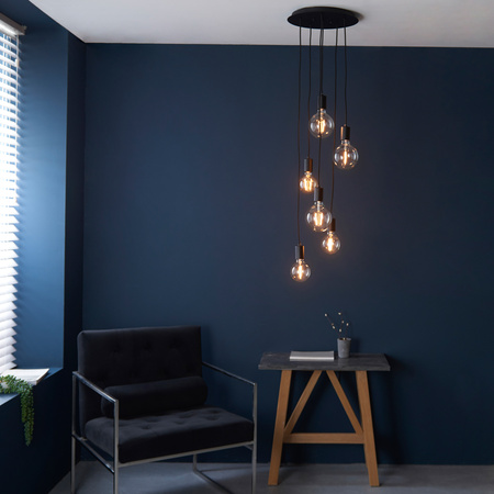 Studio 6 Pendant Light Matt Black