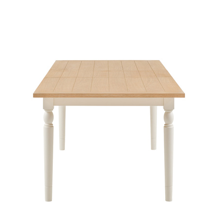 Eton Ext Dining Table White 1800/2300x950x750mm