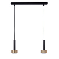 STAMP 2 zwis czarny/złoty szczotkowany