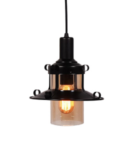 LAMPA WISZĄCA INDUSTRIALNA LOFT CZARNA CAPRI W1