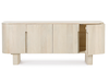 Szafka RTV Bizzotto SERAPIS 140 cm — 4 drzwi, drewno mango