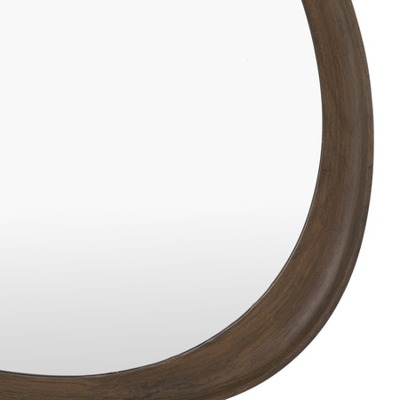 Copenhagen Pebble Mirror Walnut 800x37x780mm