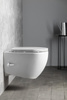 INFINITY CLEANWASH WC wiszące, z dyszą bidetową i zaworem, Rimless, 36,5x53cm, biały