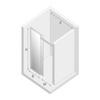 DRZWI WNĘKOWE DIORA  U 130x200 CZYSTE 6mm ACTIVE SHIELD