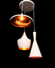 POTRÓJNA LAMPA WISZĄCA LOFT BIAŁA FOGGI W3