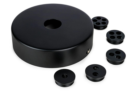 Podsufitka do lampy FI 15cm czarna 4 - metal