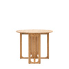 Craft Folding Dining Table Natural 1000x1000x750mm