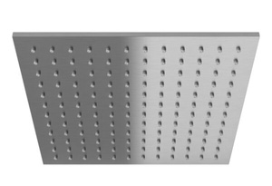 AXEL BRUSHED NICKEL Deszczownica kwadratowa 30 x 30 cm grafit