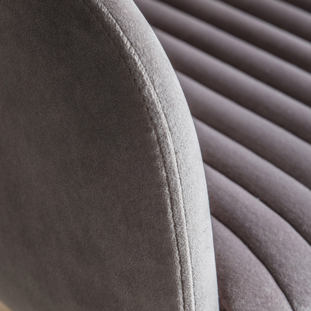 Obrotowe krzesło Murray Grey Velvet