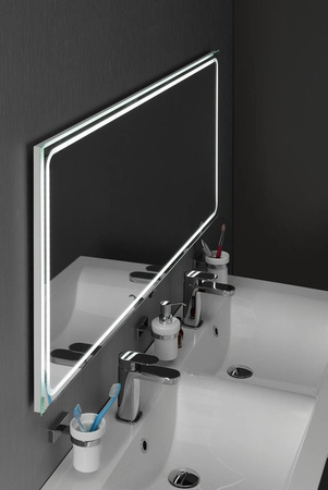 Lustro GEMINI z oświetleniem LED 110x65cm