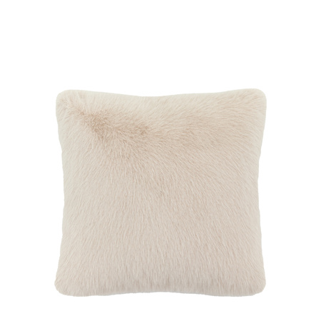 Maple Faux Fur Cushion Oatmeal 500x500mm