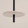 Lampa wisząca FELTRO 1 czarna/beżowa