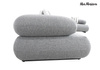 MaMaison sofa narożna ogrodowa ALEXANDER  4 szara (poduszki i pokrowiec w zestawie)