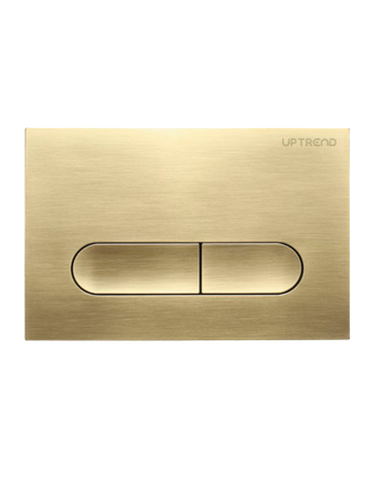 Przycisk toaletowy prostokątny złoty połysk YOSEMITE GOLD UP004.05