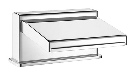 Wylewka kaskadowa na brzeg wanny, szerokość 145mm, chrom