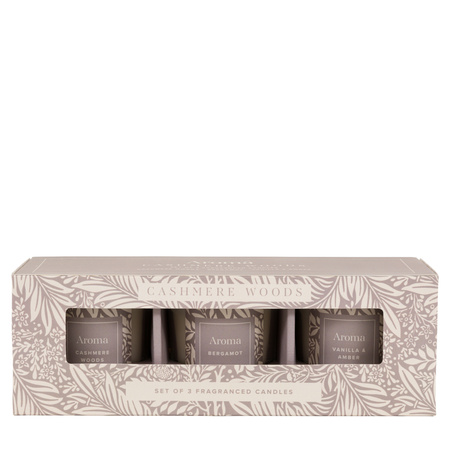 Cashmere Woods Candles Set of 3