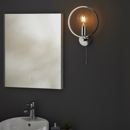 Merola Bathroom 1 Wall Light Chrome