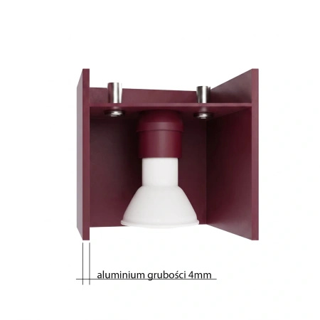 Kinkiet QUAD 1 burgund
