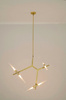 MOOSEE lampa wisząca CANDELABR 6 złota
