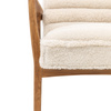 Datsun Armchair Cream Sheepskin 690x760x800mm