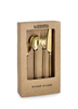 BIZZOTTO zestaw sztućców BRONTE SATIN     GOLD 16 szt.
