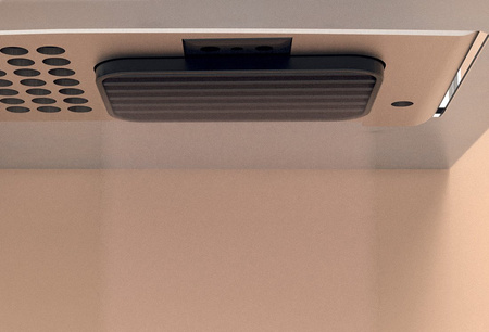 BASIC Szafka z lustrem 90cm z automatycznym dozownikiem mydła i suszarką do rąk