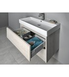 NIRONA 70 zestaw łazienkowy, dąb Mocca