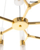 MOOSEE lampa wisząca TUBS 10 złota