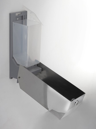 Dozownik mydła 1100ml, stal nierdzewna mat