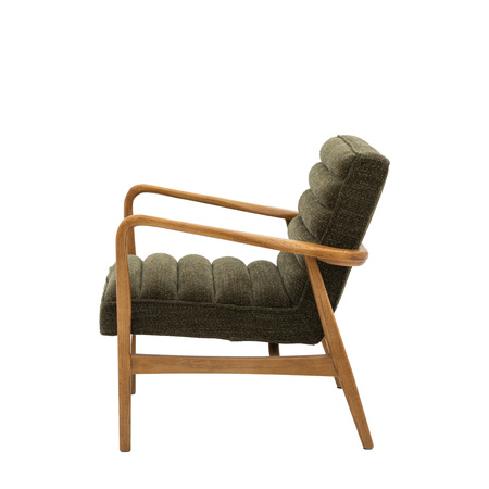 Datsun Armchair Green Boucle 690x760x800mm