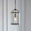 Lambeth Pendant Light Antique Brass