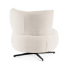 Fotel BIZZOTTO GONNIE obrotowy – ecru
