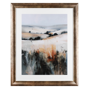 Obraz w ramie „Autumnal Blaze” – szary, 66 × 2 × 81 cm