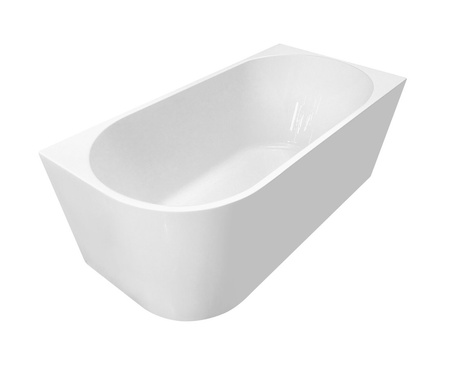 TIBERA R wanna przyścienna, narożna 140x70cm, biały
