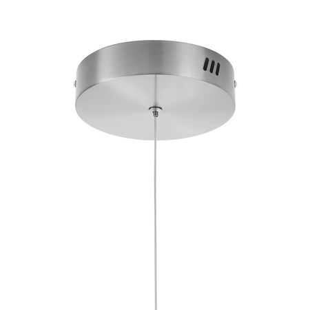 Lampa wisząca CIRCLE 40 cm - LED, ring nikiel szczotkowany