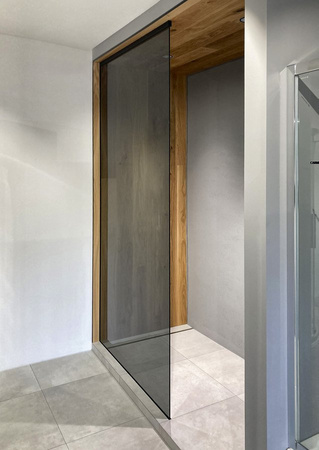 ARCHITEX hartowane szkło szare L 1000 - 1199mm, H 1800-2600mm