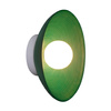 Lampa ścienna ILUSIONI 26 cm - okrągły kinkiet zielony
