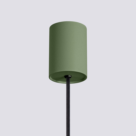 Lampa wisząca ESTRIA 1 beżowa/zielona oliwka