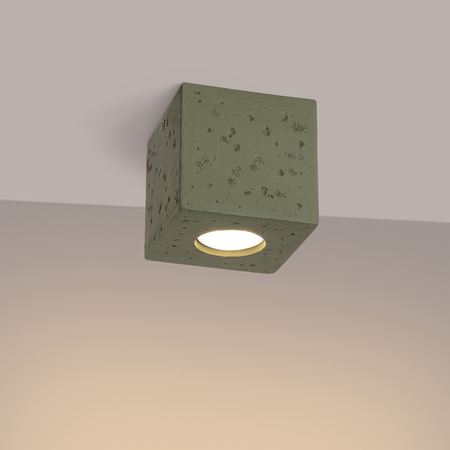 Plafon QUAD beton zielona oliwka