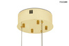 MOOSEE lampa wisząca LIBERTY 3A złota