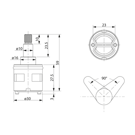 Przełącznik, 2-funkcyjny