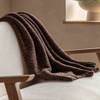 Deco Luxe Chunky Chenille Throw Choc 1300x1700mm