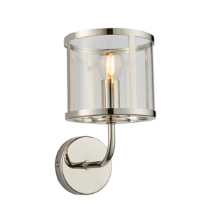 Hopton 1 Wall Light Bright Nickel