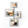 UMBRA zestaw 4 ramek na zdjęcia FLUTE     WALL czarny