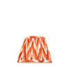 Zigzag Shade Apricot Orange Fabric 145x118x200mm