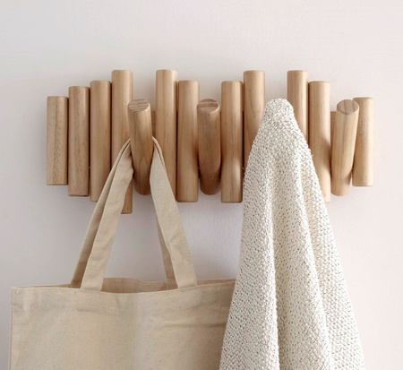 UMBRA wieszak na ubrania PICKET RAIL naturalny